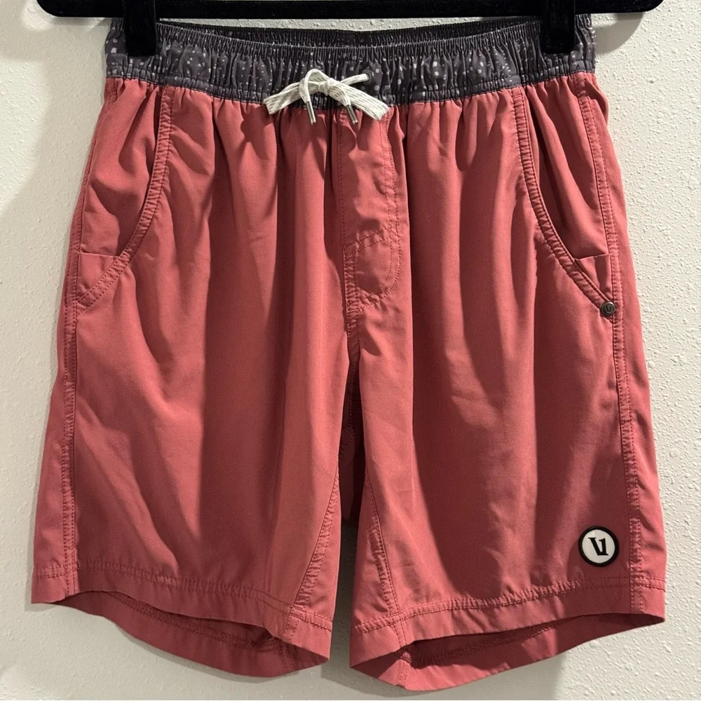 Vuori Men's Saltwater Red Kore Shorts Lined Performance Athletic Stretch *READ* - Picture 1 of 4
